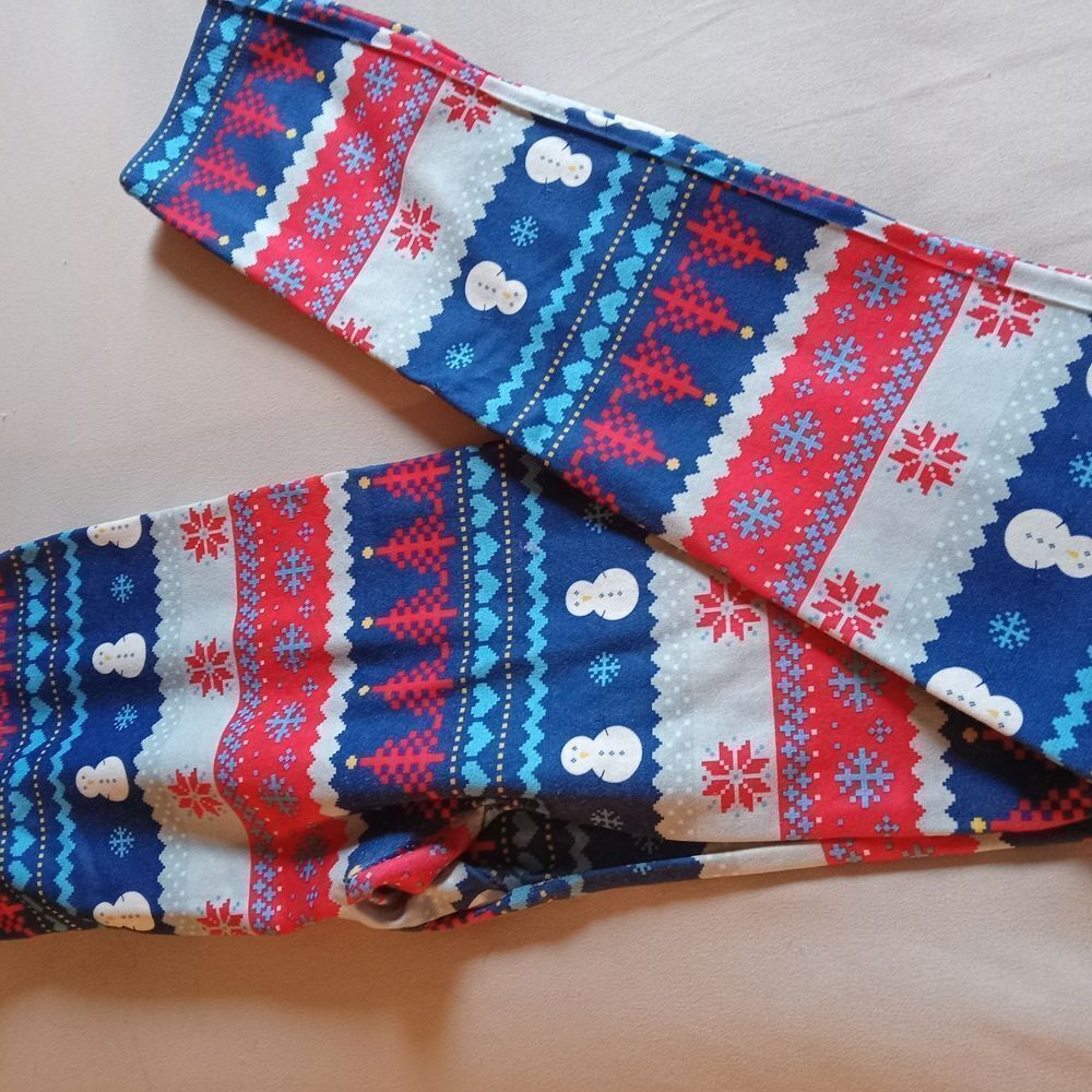 Festive Snowman Patterned Leggings